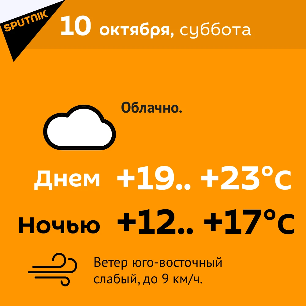 Прогноз погоды на 10 октября.