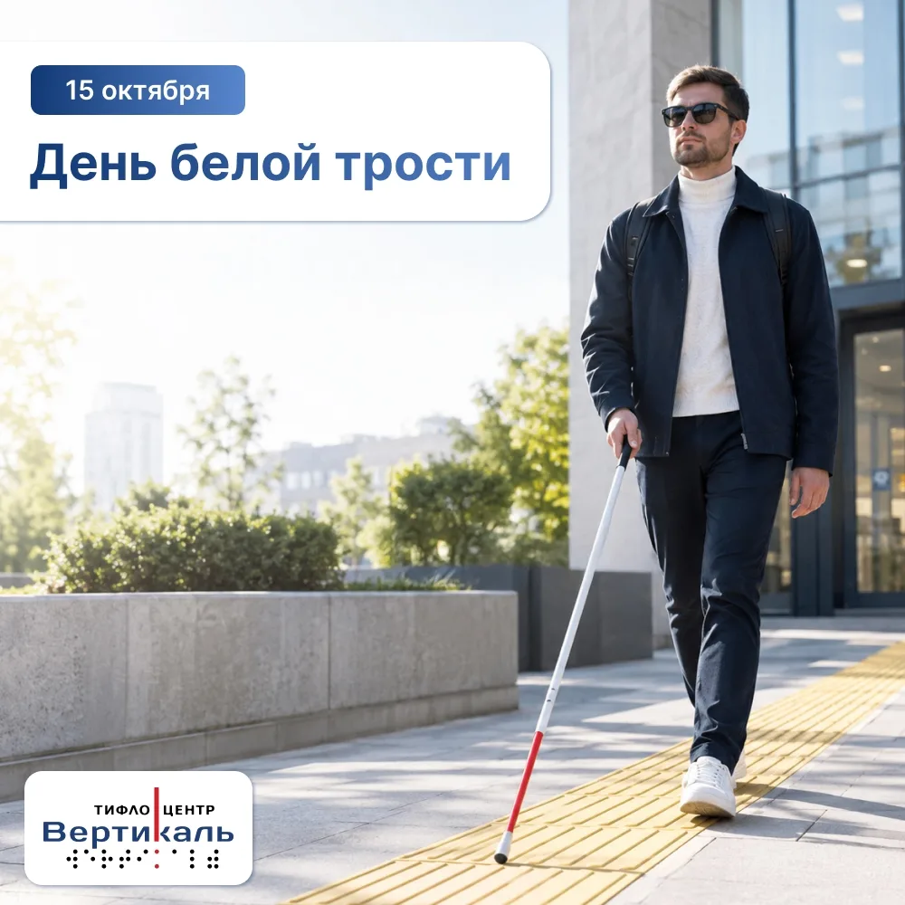15 октября — Международный день белой трости