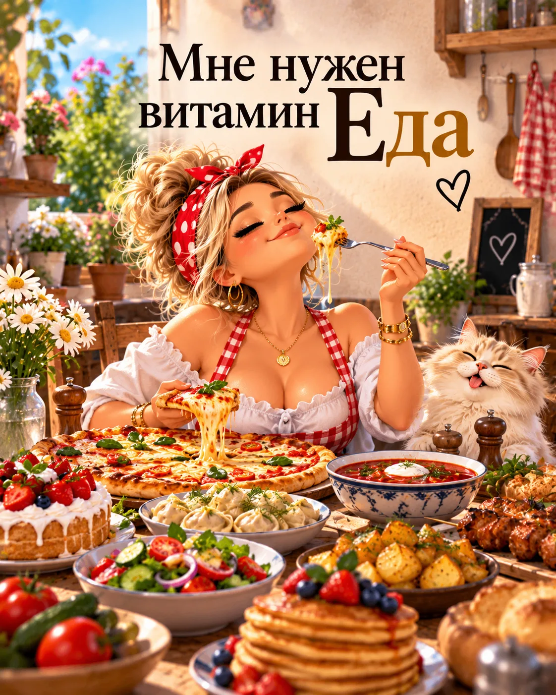 🍰 Диетологи говорят, что питание должно быть разнообразным. Вот я и стараюсь: утром сы...