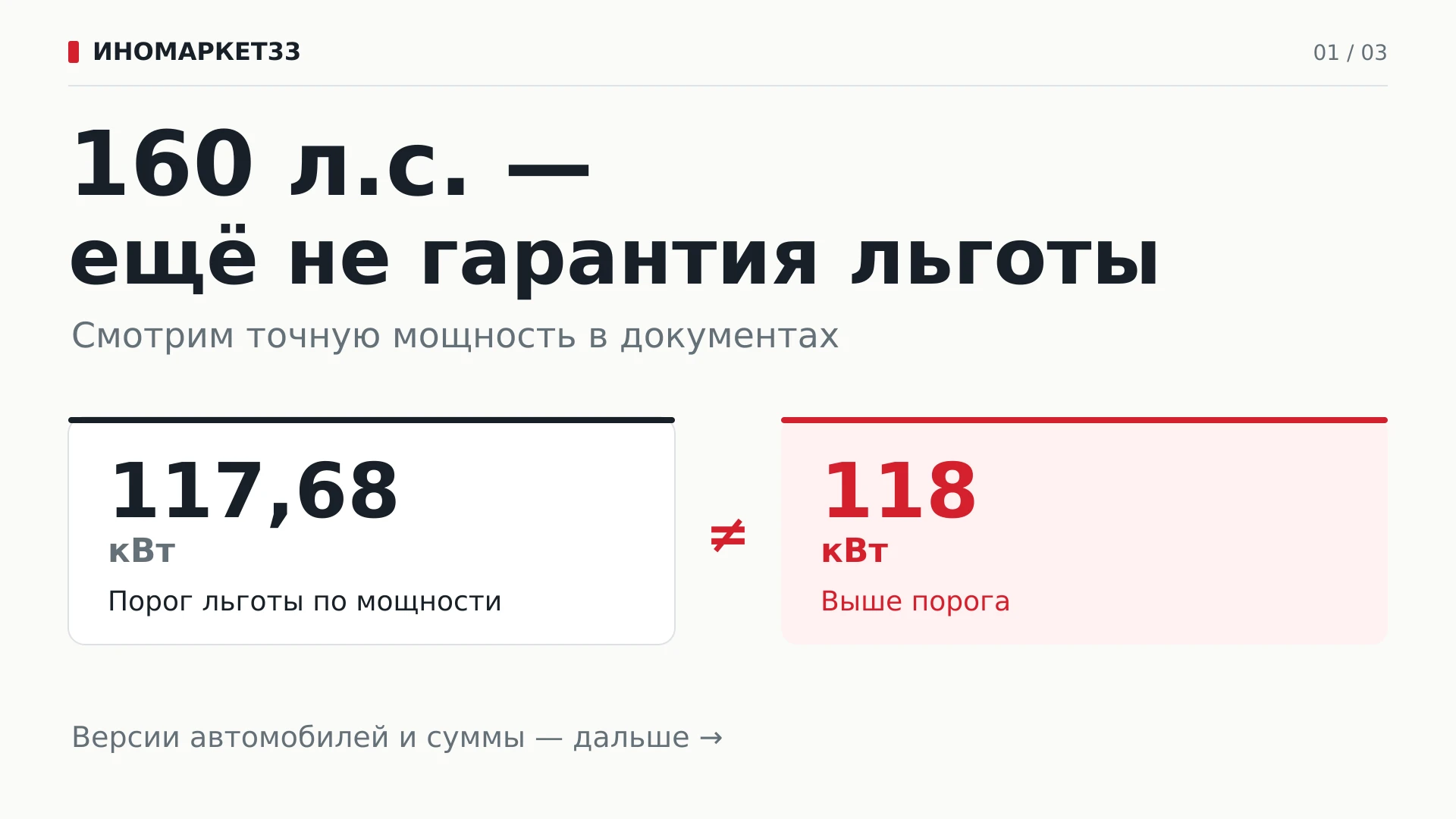 ⚠ 160 л.с. в объявлении — ещё не гарантия льготного утильсбора