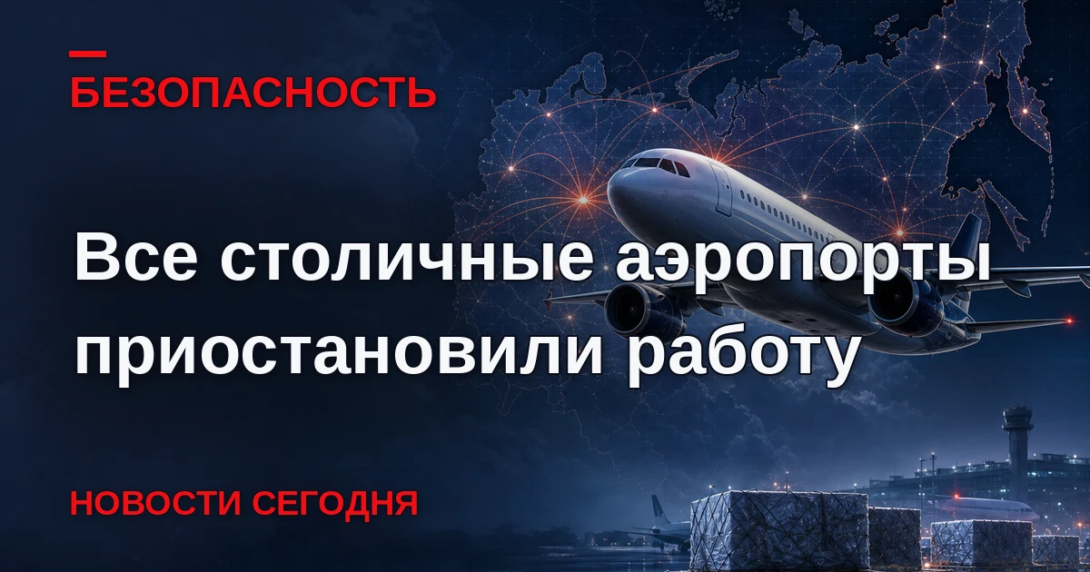 Временные ограничения на прием и выпуск рейсов введены в аэропортах Внуково, Домодедово...