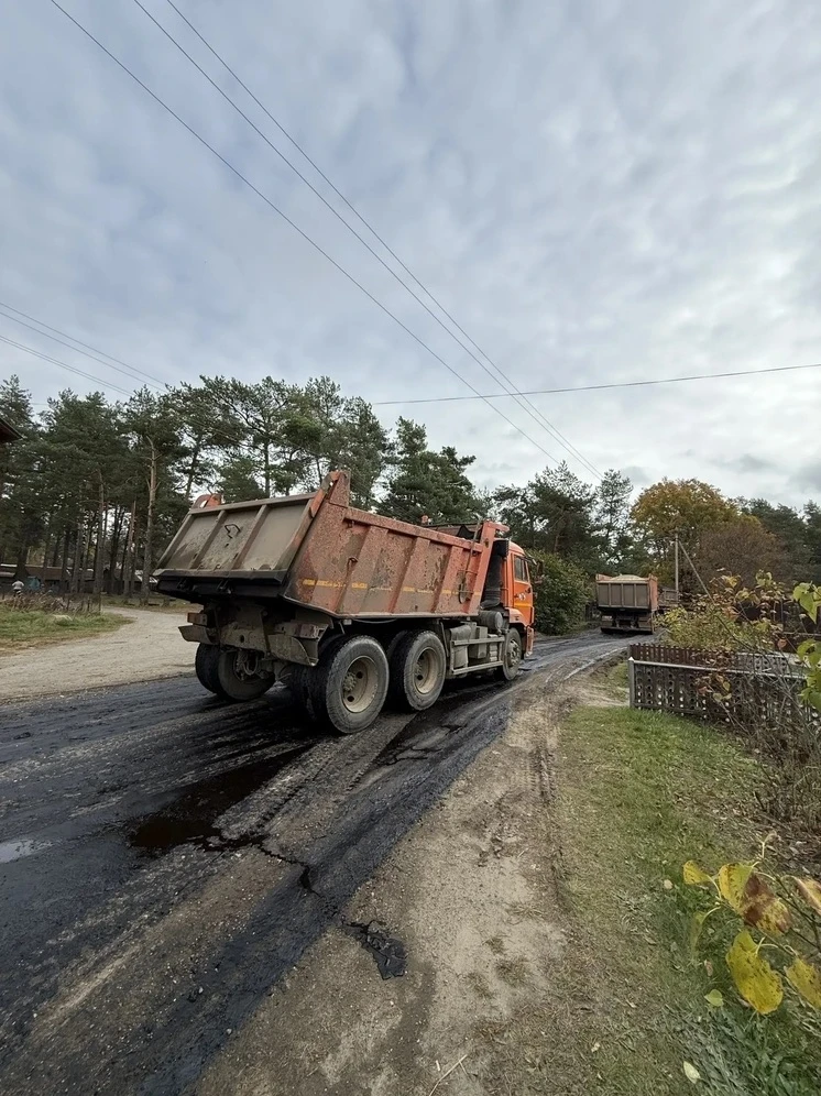 🛣 В калужском Нагорном уложили свежий асфальт