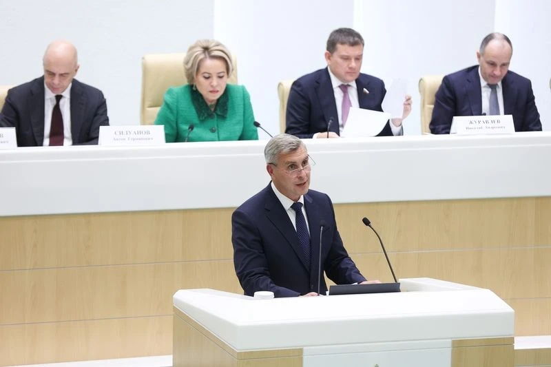 Сегодня в Совете Федерации принял участие в парламентских слушаниях по проекту федераль...