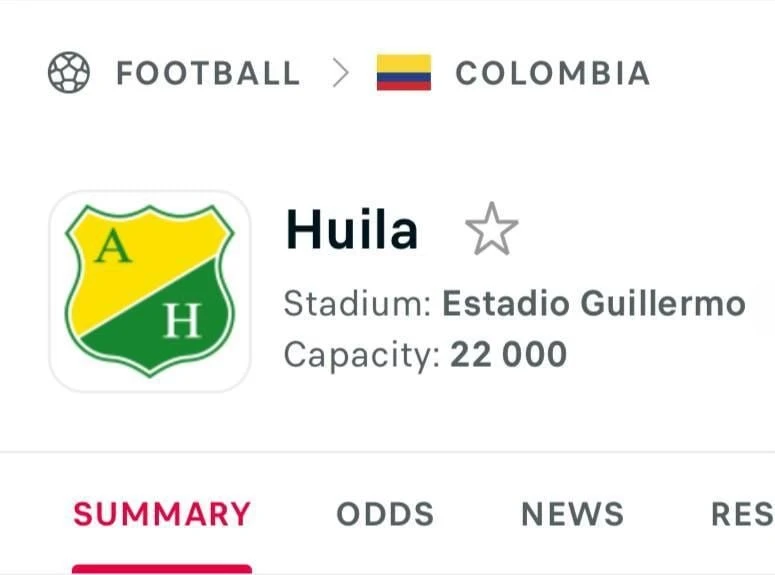 ⚽ Обычное название футбольной команды в Колумбии...