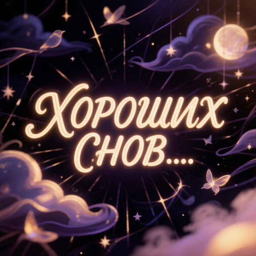 Спокойной ночи! 🌸❤😊