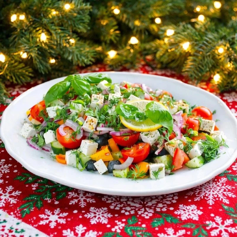 🥗 Греческий салат с фетаксой