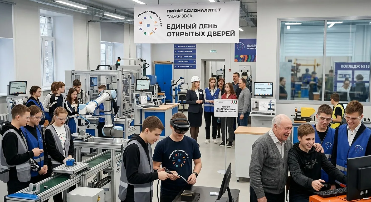 🎓 Школьники Хабаровского края смогут попробовать себя в разных профессиях