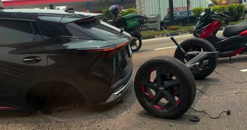 В первый раз? В Малайзии у Omoda C5 снова оторвалась задняя балка