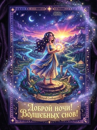 Открытки спокойной ночи