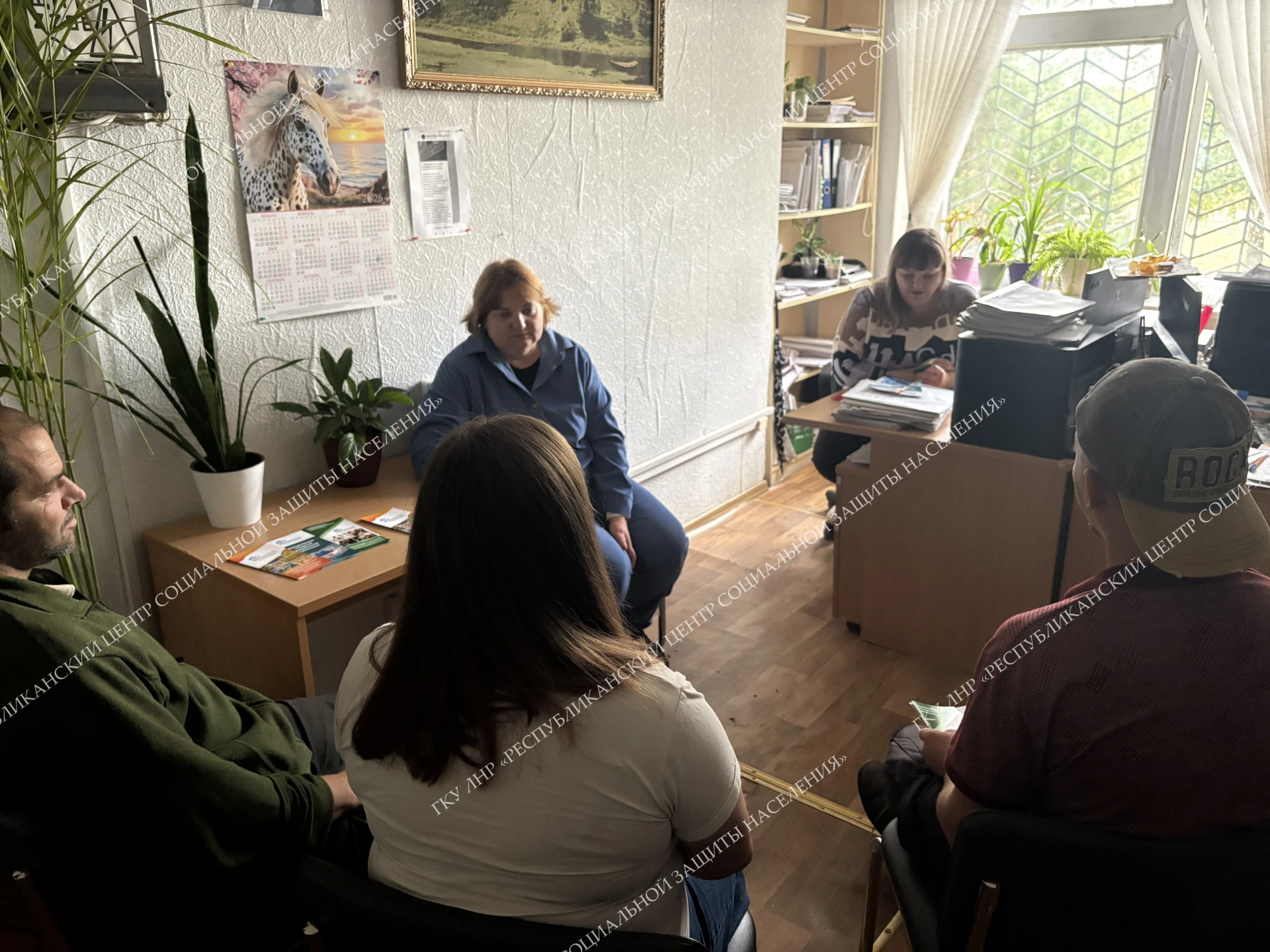 Филиалом № 23 ГКУ ЛНР «РЦСЗН» по Сватовскому и Троицкому м.о. проведена встреча с много...