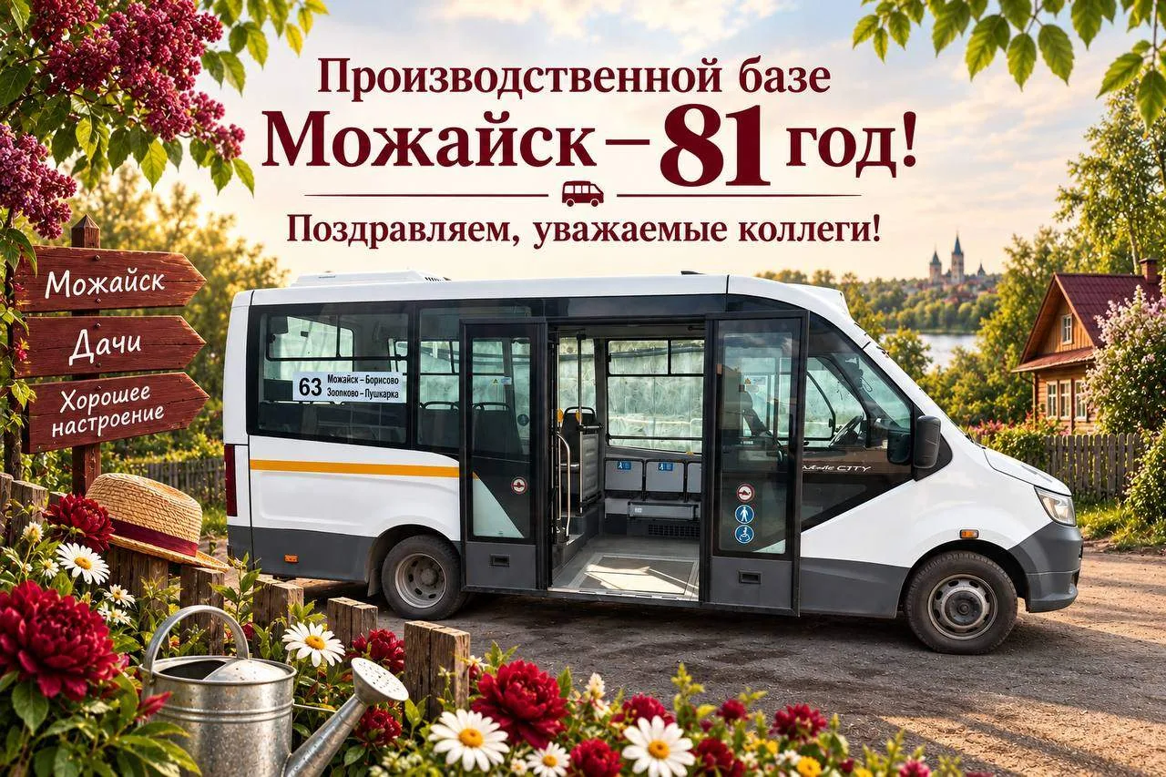 🎉Производственной базе «Можайск» исполнился 81 год.