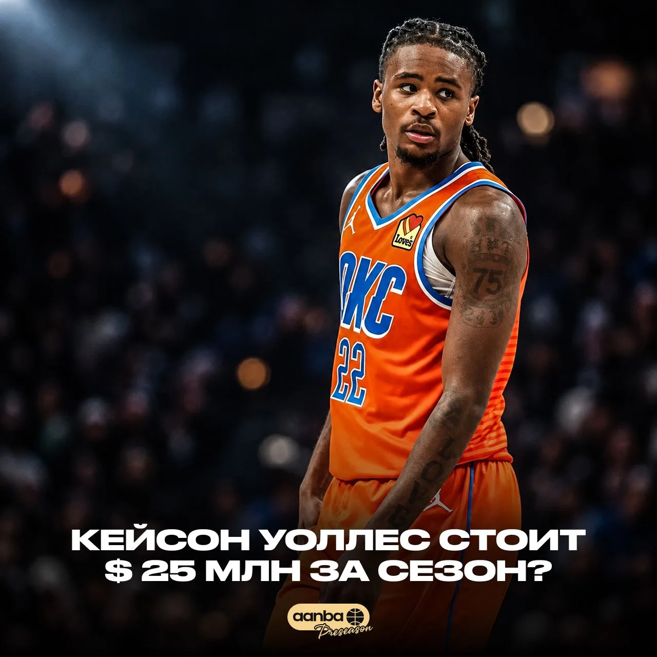 «Оклахома» и Кейсон Уоллес, по сообщениям, начали переговоры о продлении контракта. Ори...