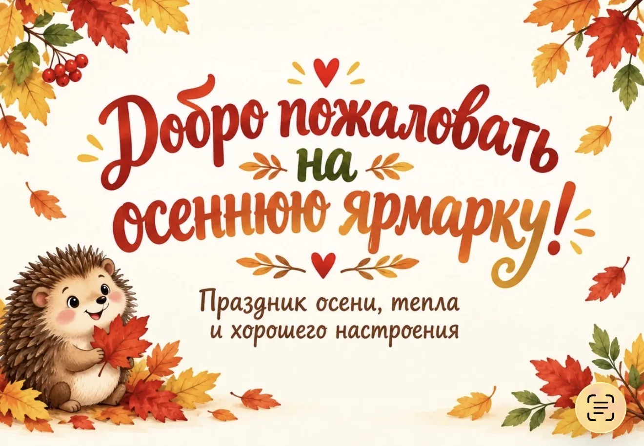 🍂 Осенняя ярмарка в МБДОУ № 3 «Радуга»! 🌾