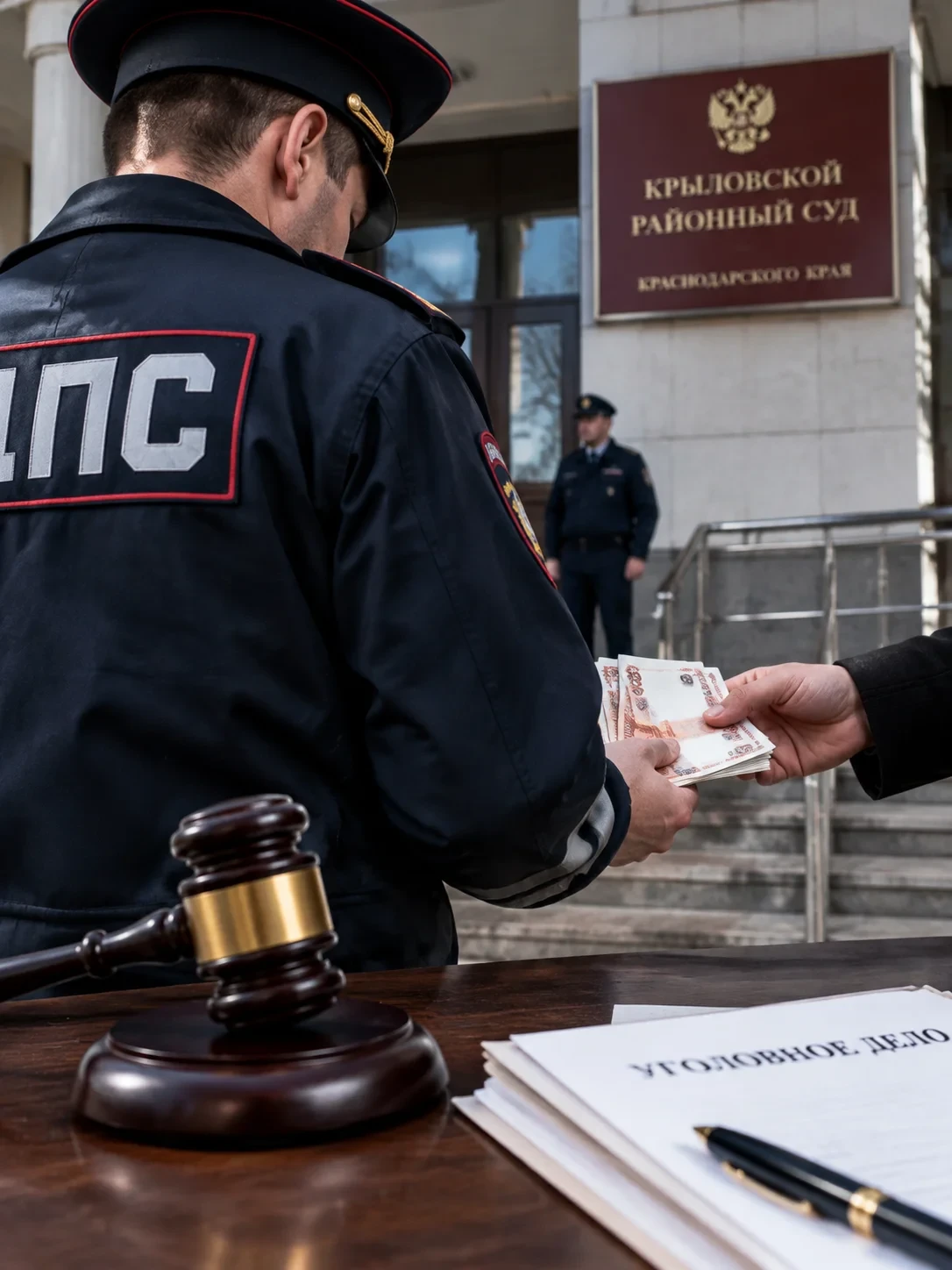 «Развел» на взятку, но попался сам: в Крыловском районе осудили бывшего инспектора ДПС ...