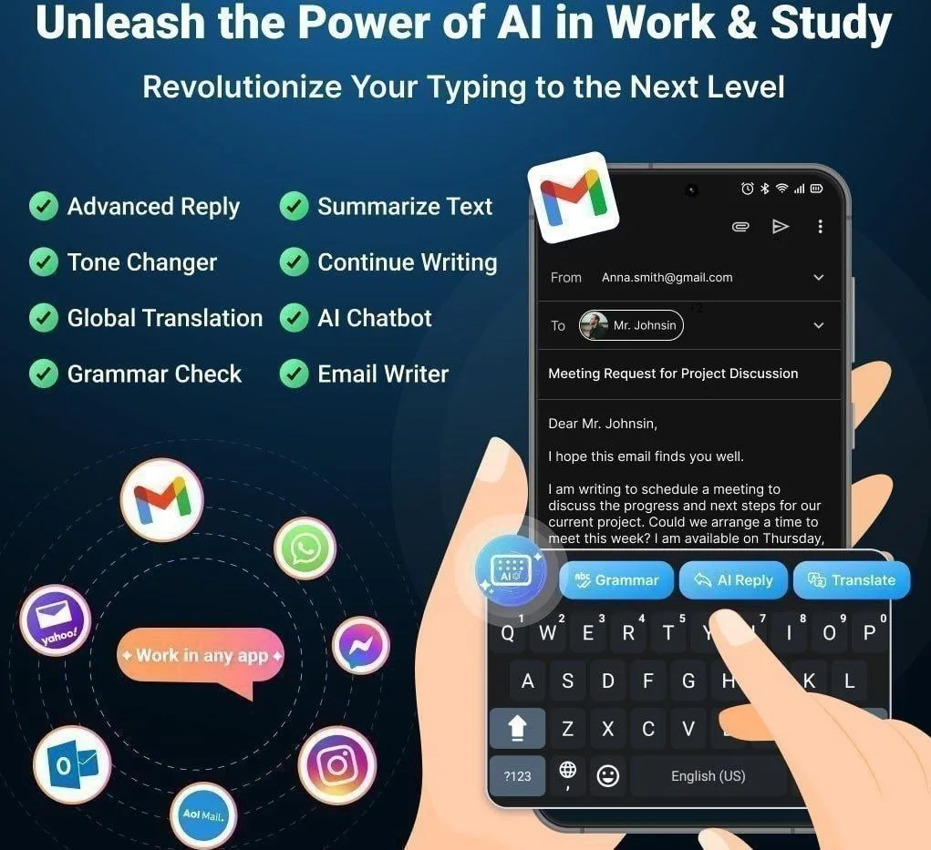 AI Keyboard — революционная русская клавиатура с AI‑функциями и гибкими настройками. Вс...