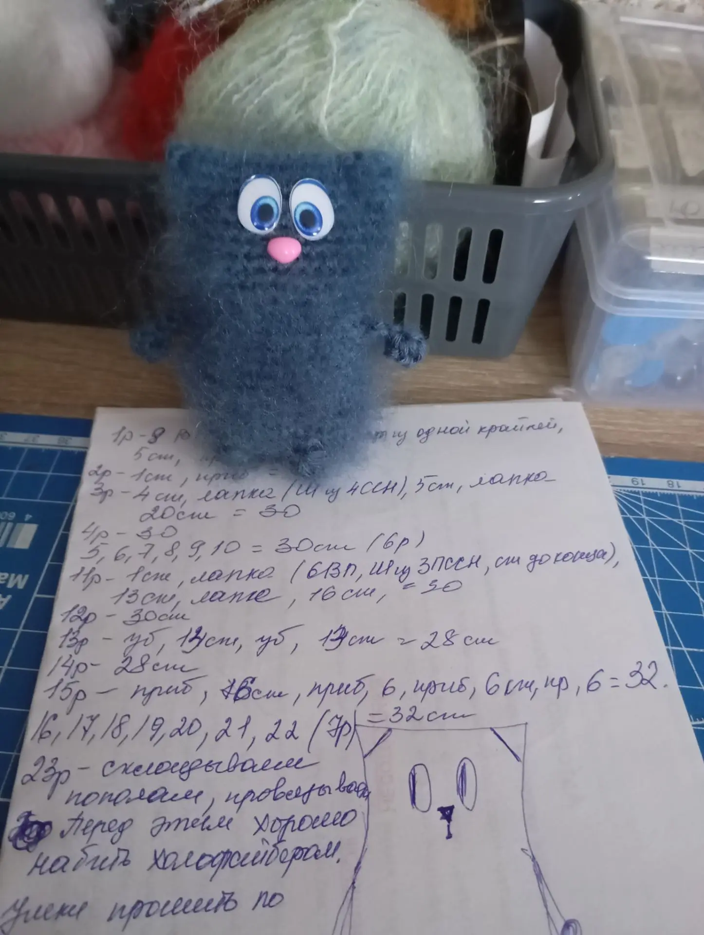 Сегодня у меня рождается новое чудо- пушистик😁. Схему продумала,долго подбирала фурнит...