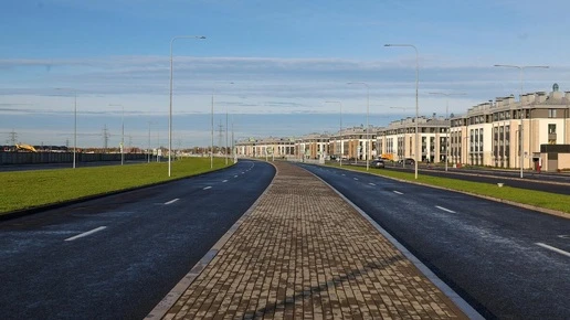 В Петербурге открыли новый участок проспекта Ветеранов