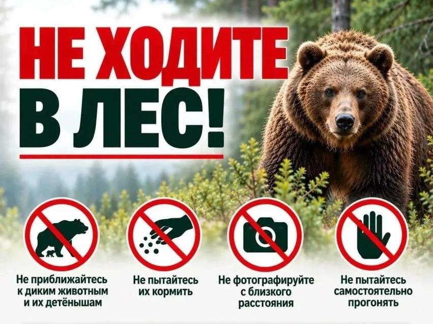 Осипов попросил забайкальцев сообщать о медведях рядом с населёнными пунктами