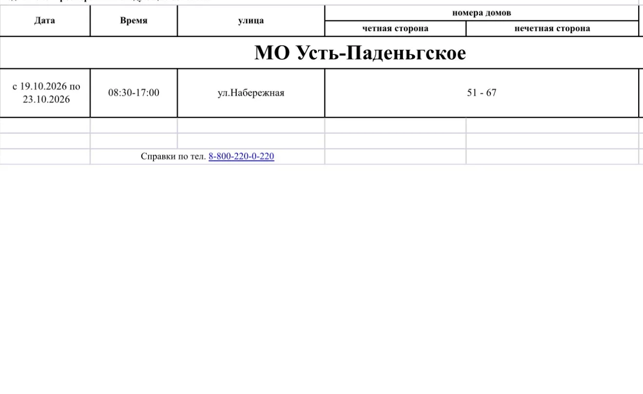 ❗️Отключение электроэнергии