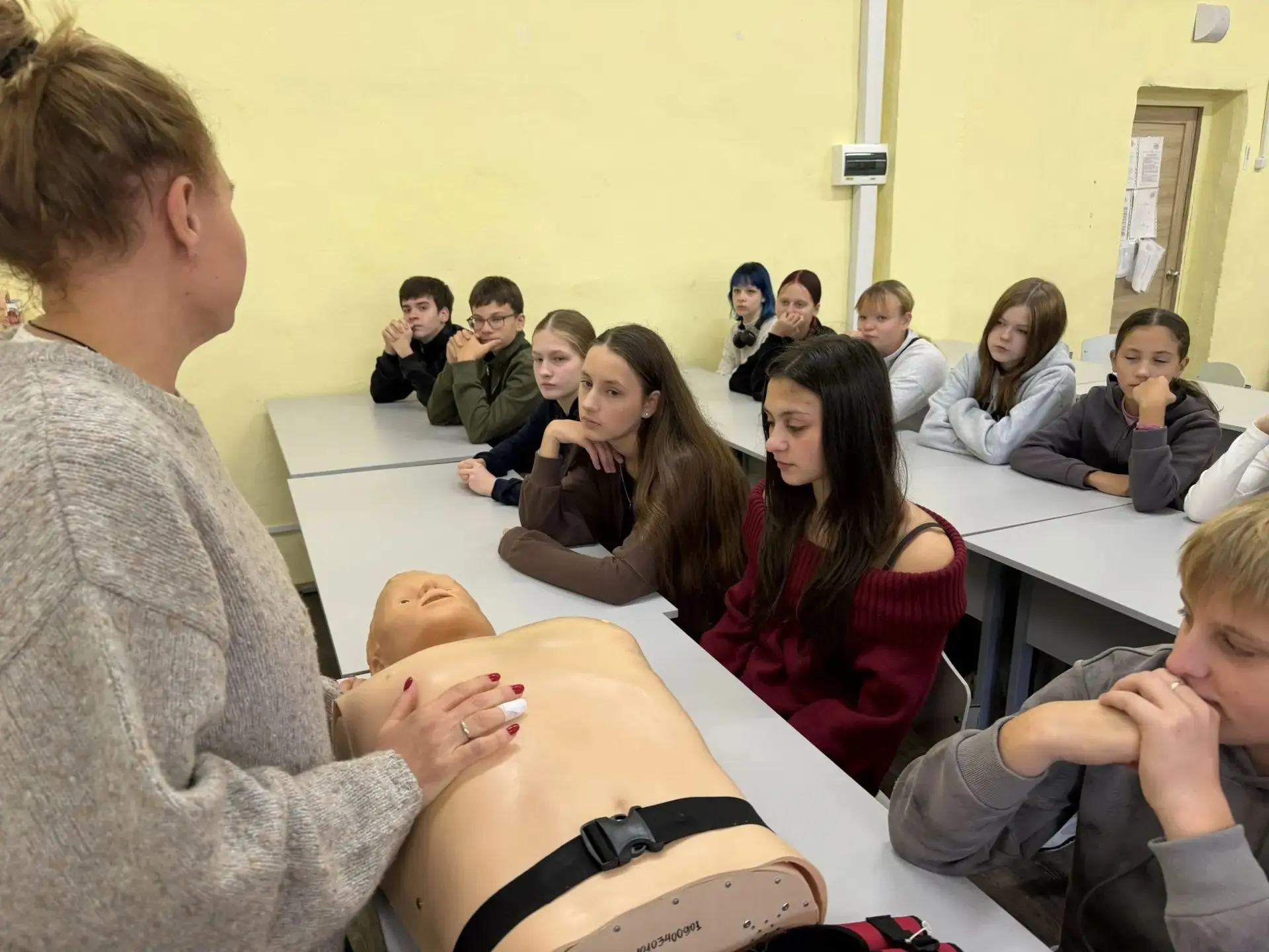 🏥 8 октября в СПN3 прошло профориентационное занятие для школьников! 🧑‍🚒