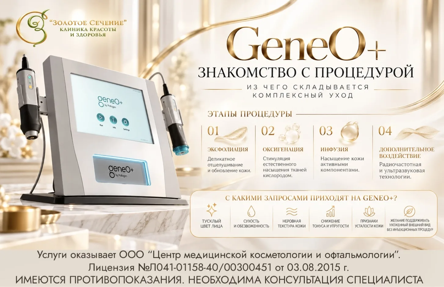 GeneO: знакомство с процедурой — из чего складывается комплексный уход?