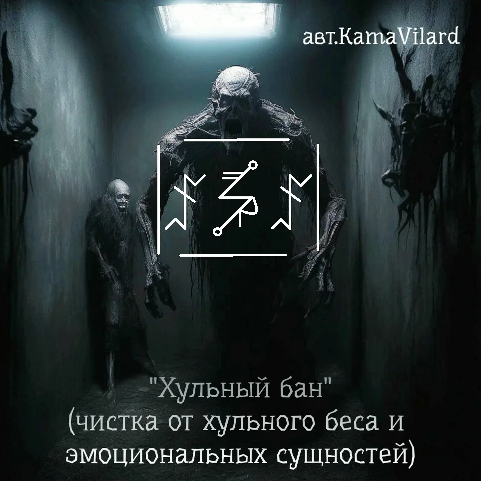 «Хульный бан» (чистка от хульного беса и эмоциональных сущностей) авт.KamaVilard