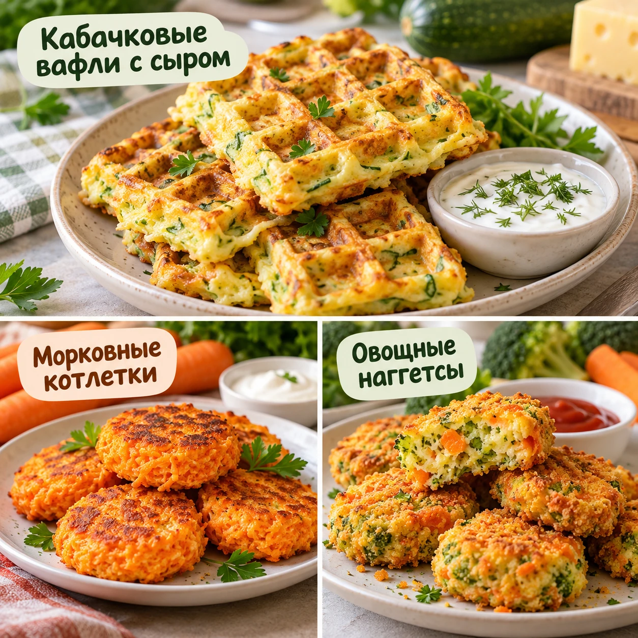🥦 Как накормить ребёнка овощами? 3 рецепта, которые стоит попробовать!