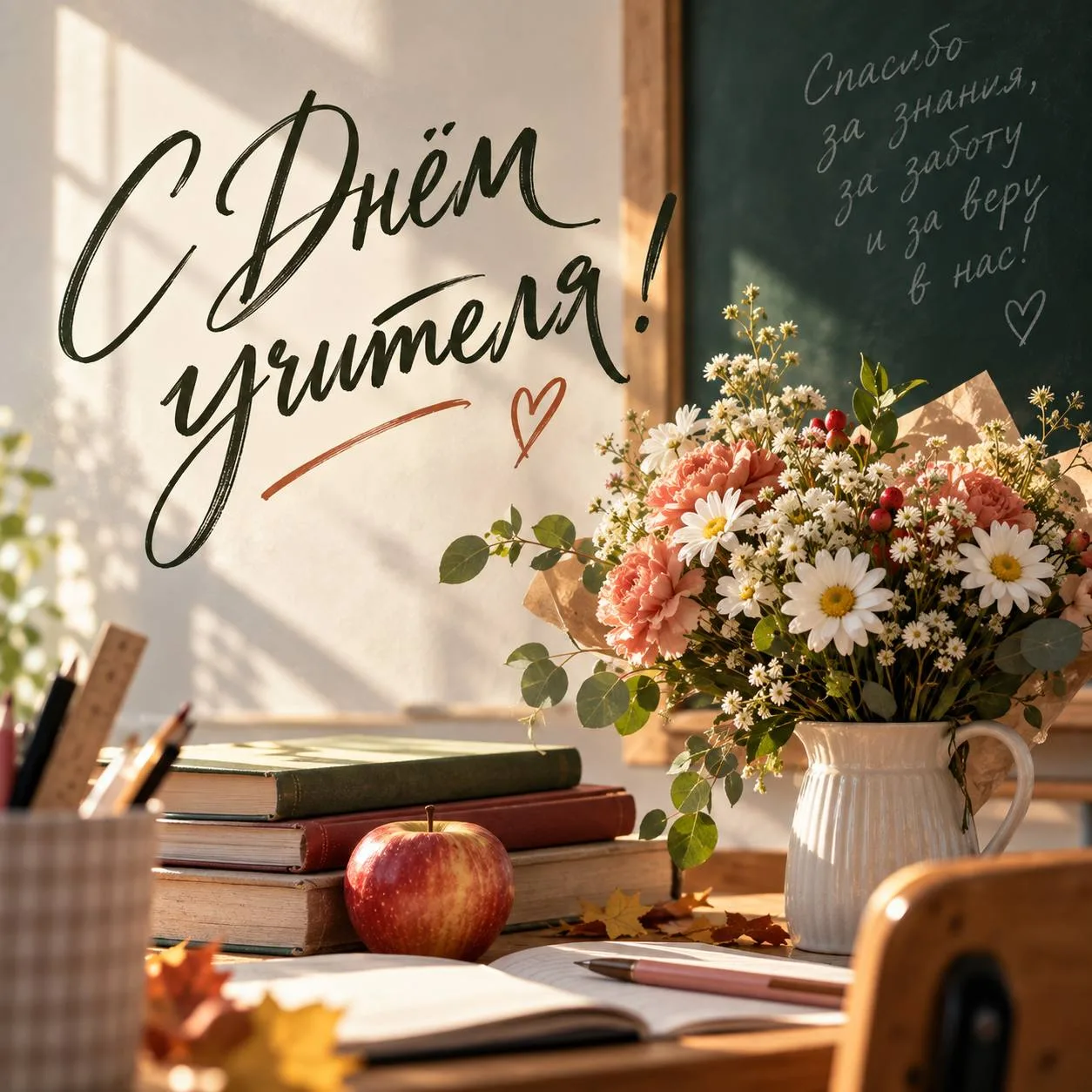 С Днём учителя! 🌷