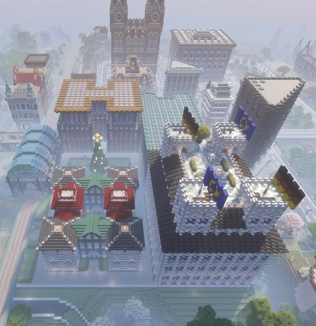 Город в Minecraft (Выживание)