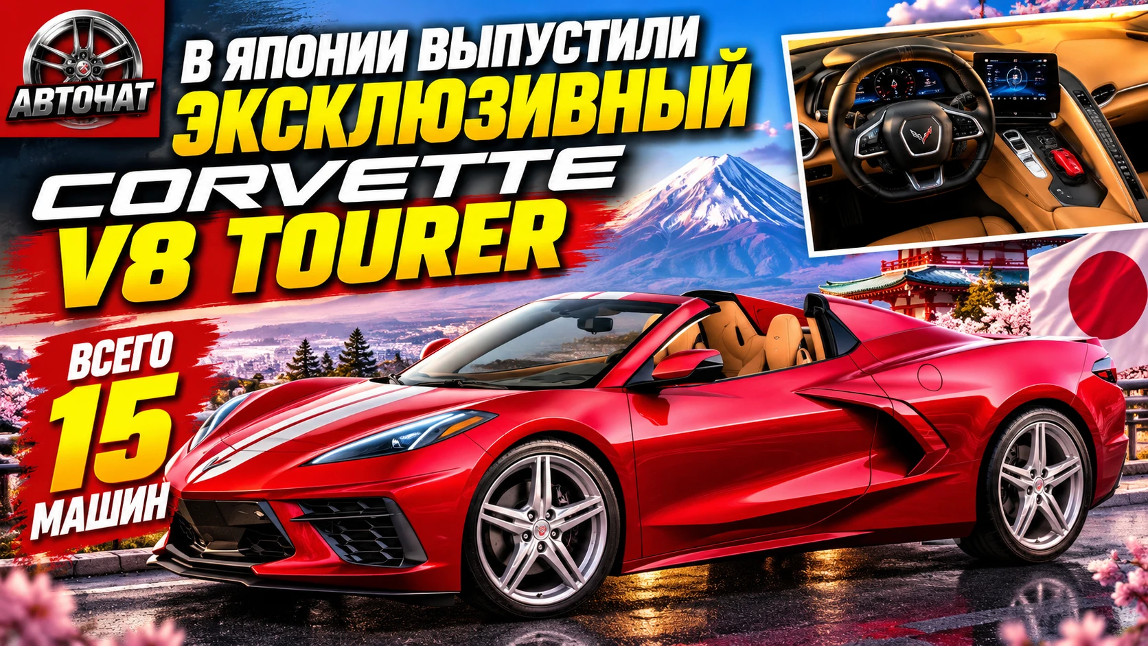 В Японии выпустили эксклюзивный Corvette V8 Tourer — всего 15 машин