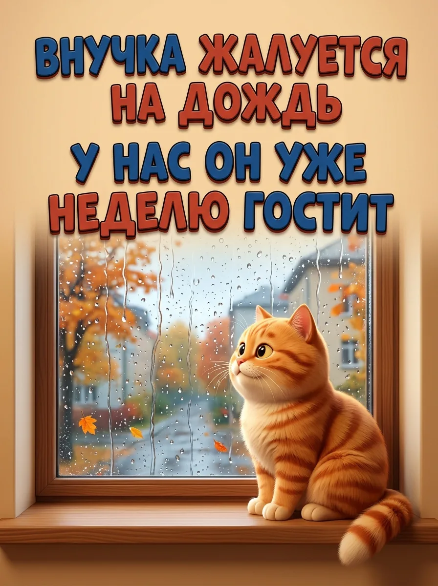 В городе дождь на час, а у нас прописался всерьёз и надолго. Пусть городская непогода н...