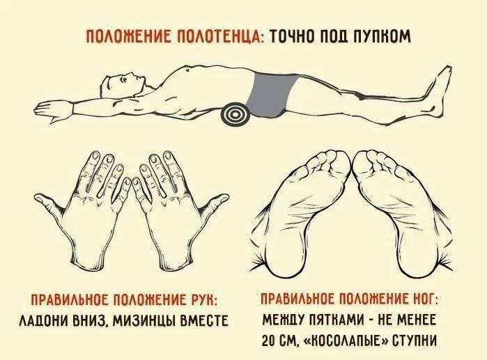 🧻Полотенце под спину — и тело словно обновилось