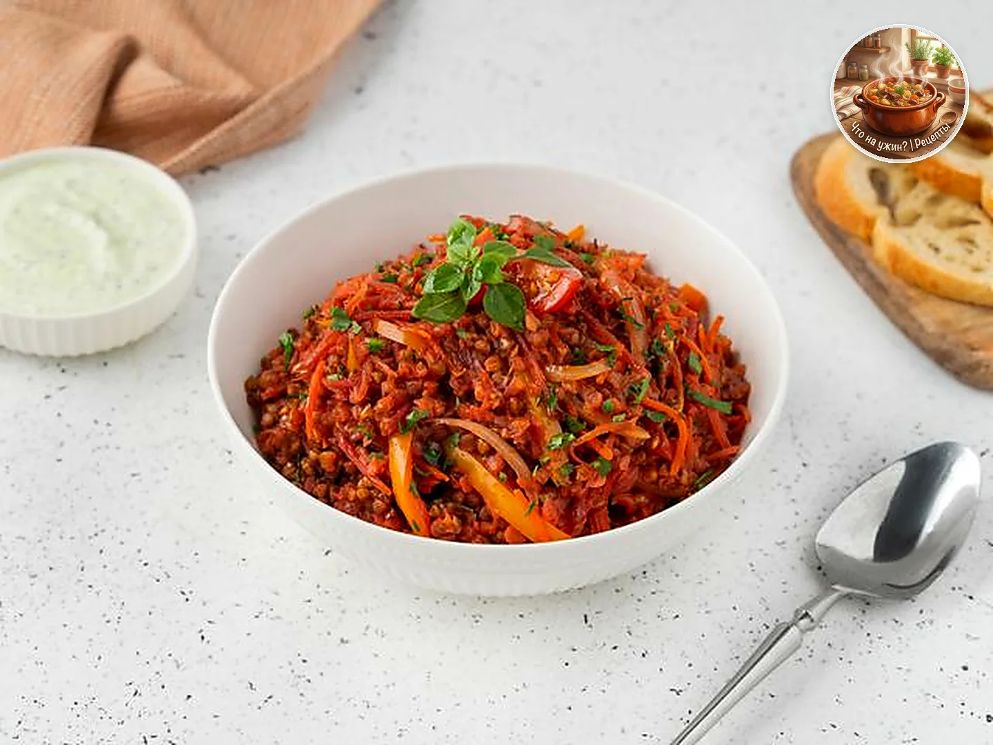 🍲 Гречка с тушеными овощами