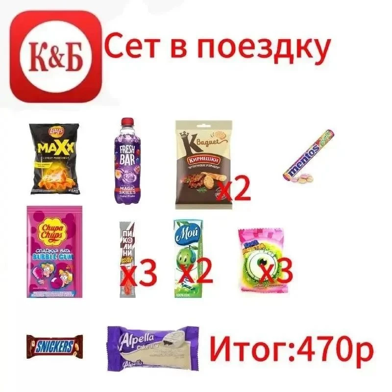 Сетик в поездку #до500₽