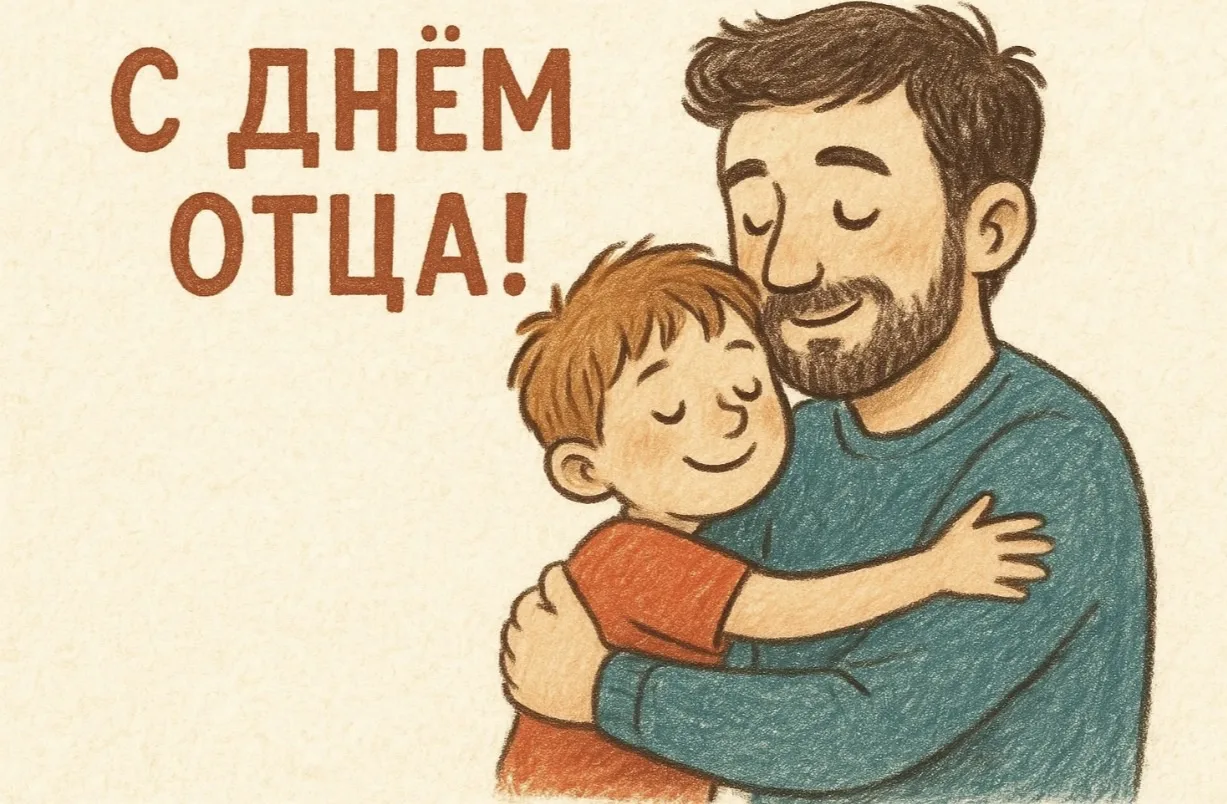 💙 Папа — это сила, поддержка и самый надёжный человек рядом!