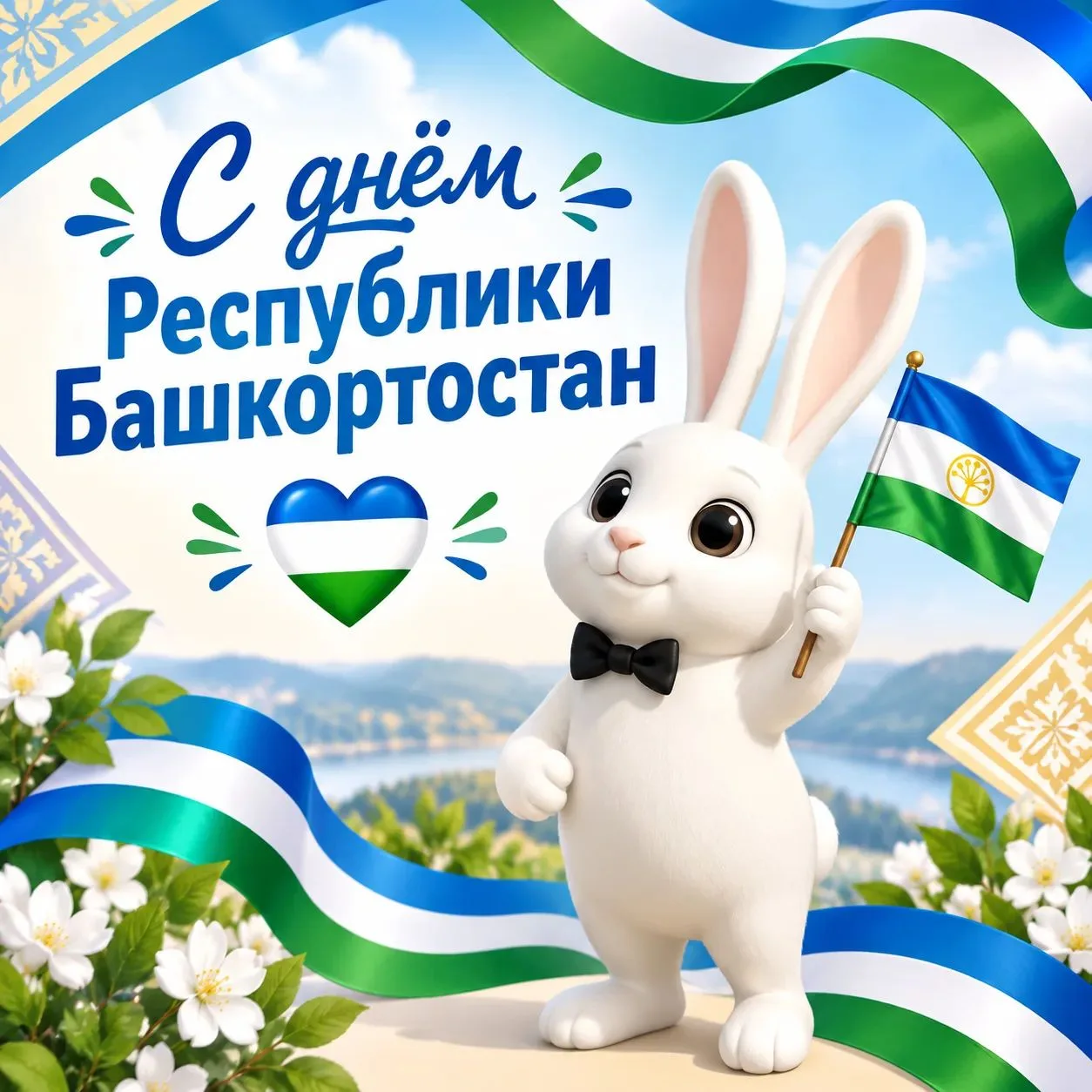 🎉 С Днём Республики Башкортостан!