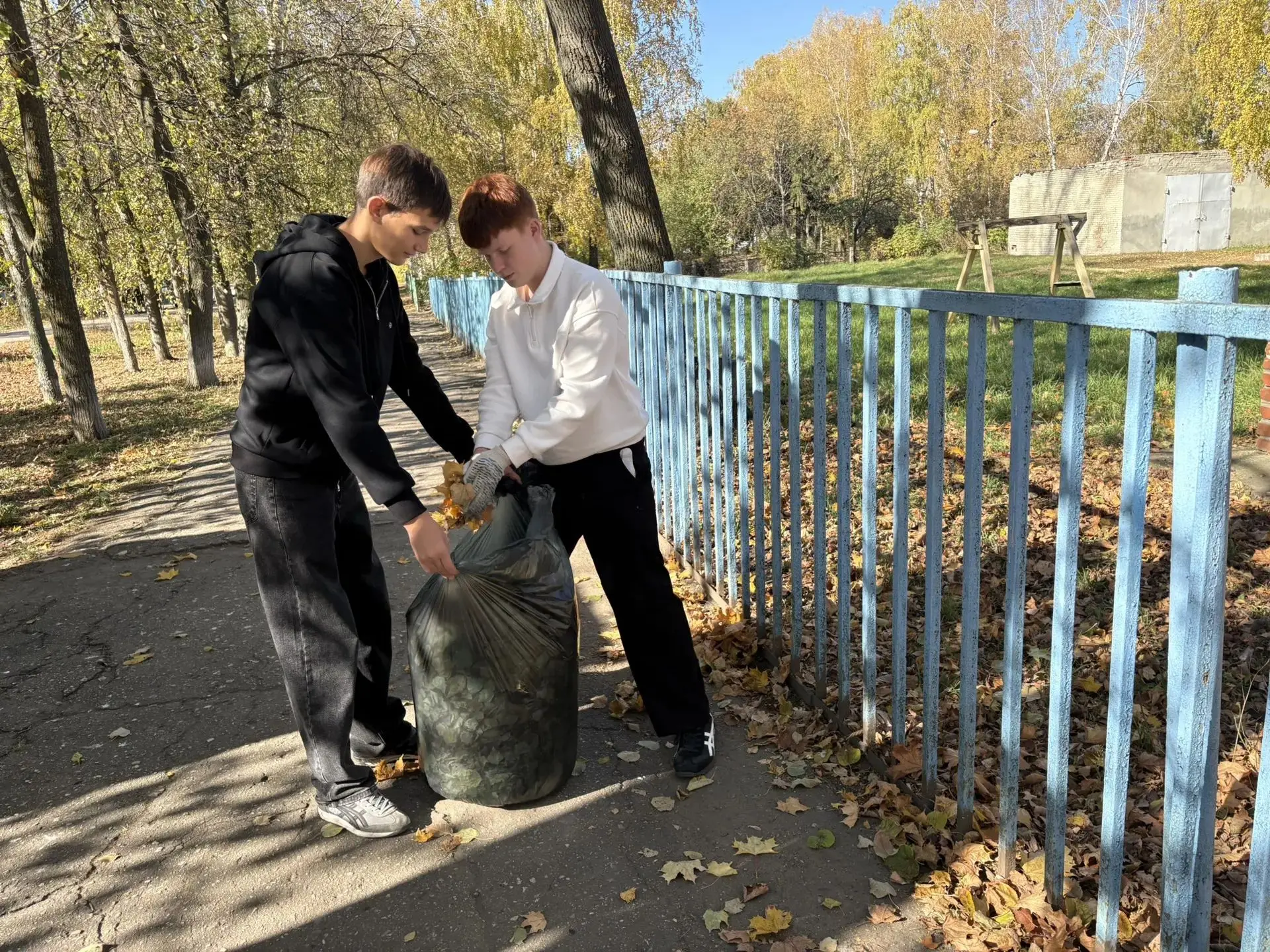 10 октября в нашей школе состоялся традиционный осенний субботник, который стал ярким ф...