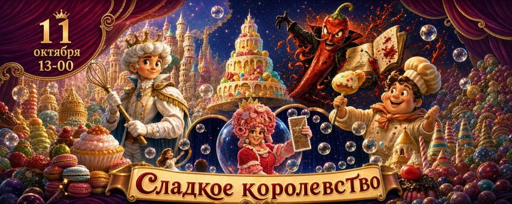 Музыкально-интерактивный спектакль «Сладкое королевство»
