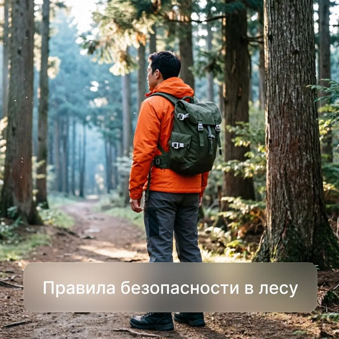 ❗Не забудьте о безопасности в лесу