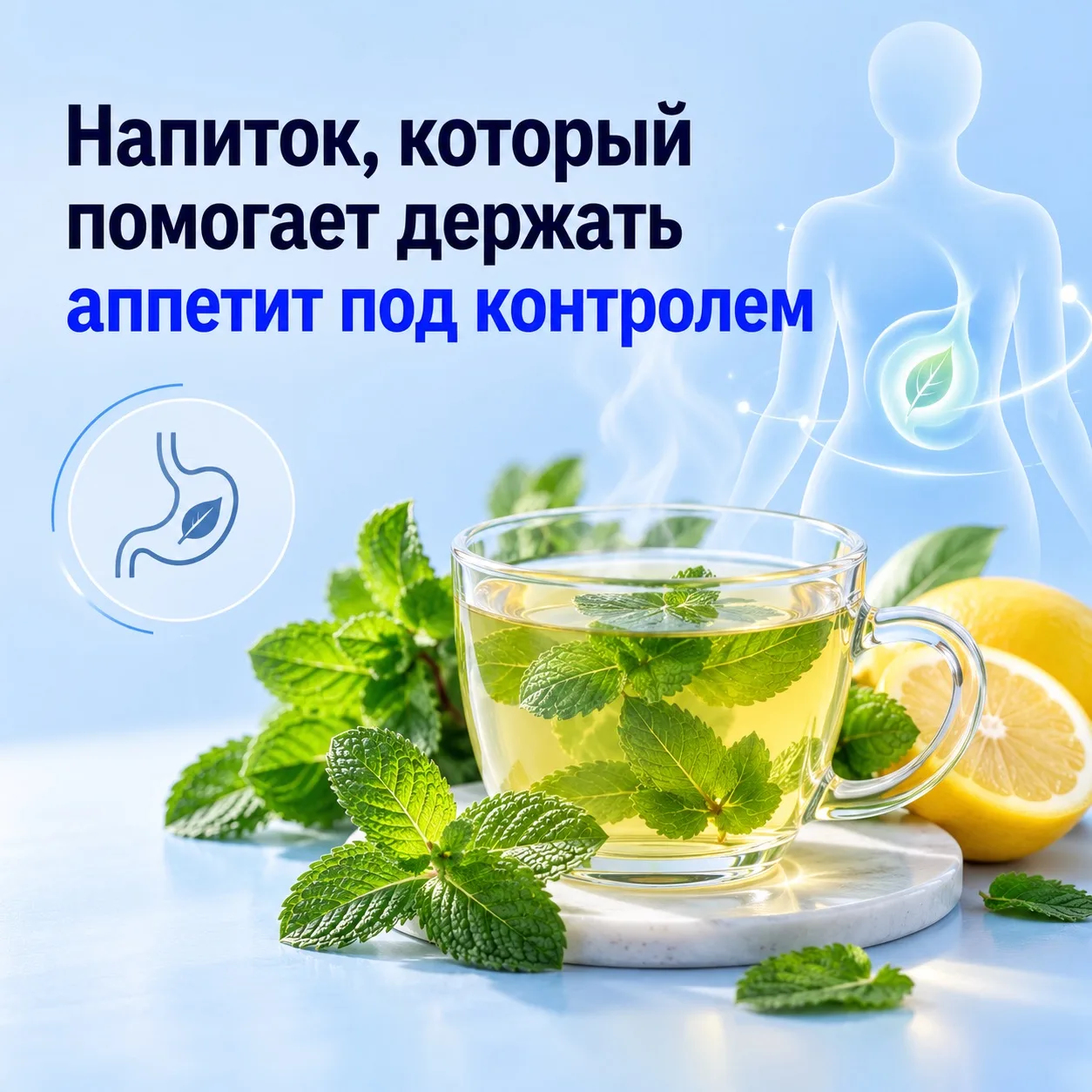 🍃 Напиток, который помогает держать аппетит под контролем