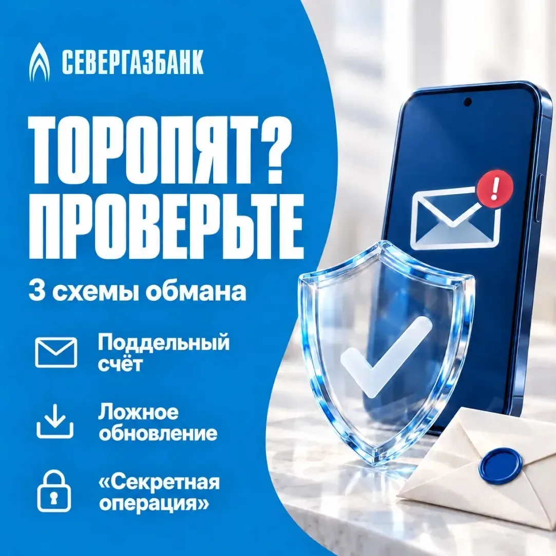 ⚠️ Мошенники используют новые схемы, чтобы выманить деньги и личные данные: