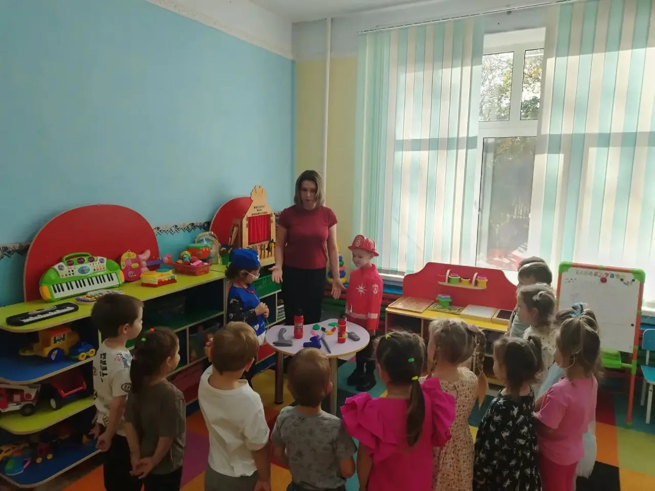 Ребята средней группы сегодня примерили на себя роли отважных спасателей и врачей! 🚒🩺