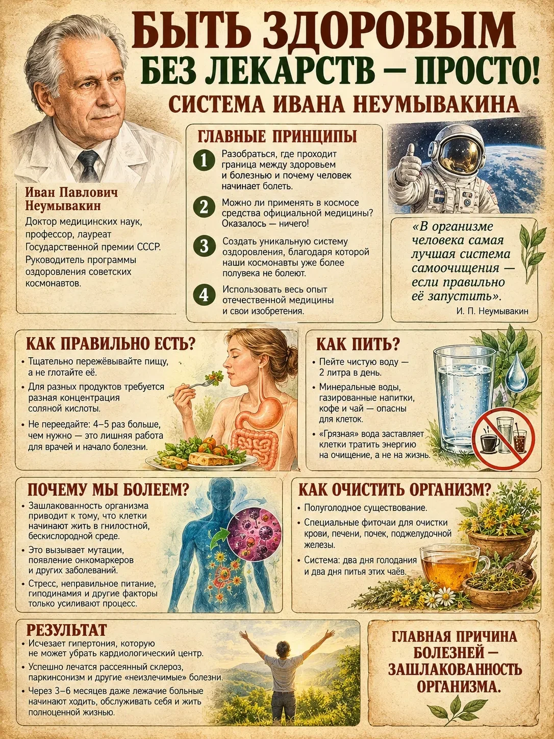 НЕУМЫВАКИН, БЫТЬ ЗДОРОВЫМ БЕЗ ЛЕКАРСТВ — ПРОСТО!