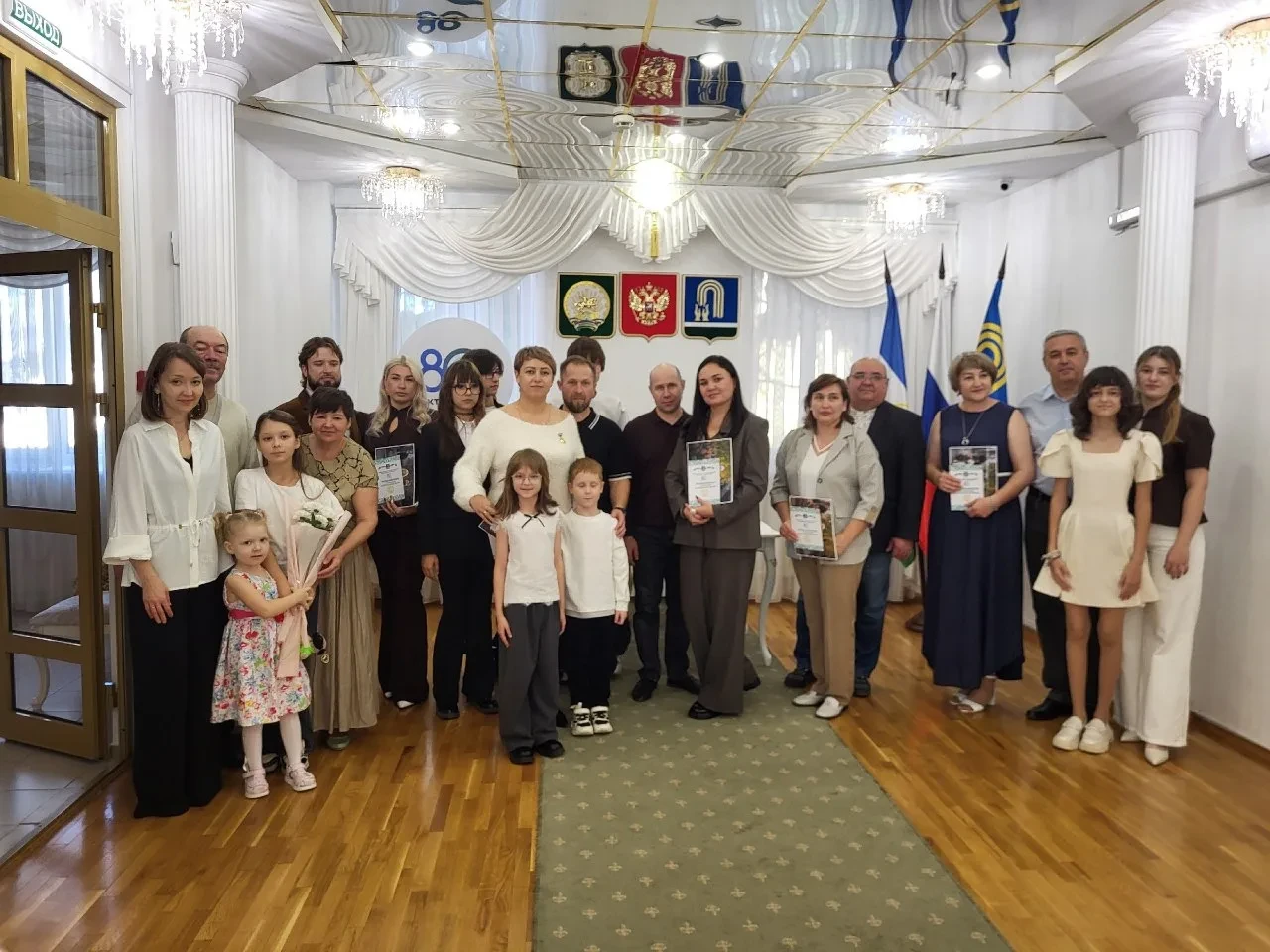 Парад семей в Октябрьском