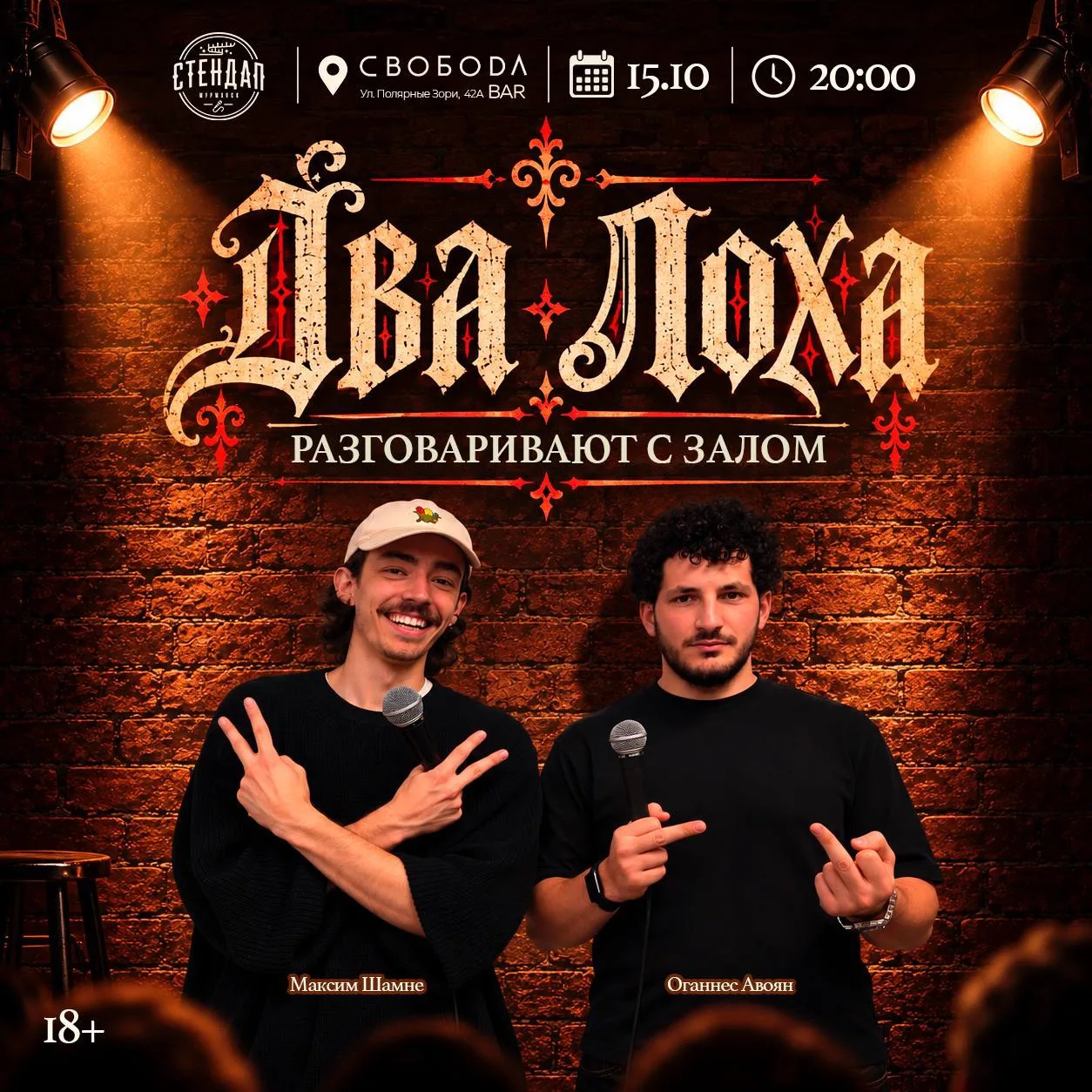 😃 Комедийное шоу «Два лоха»!