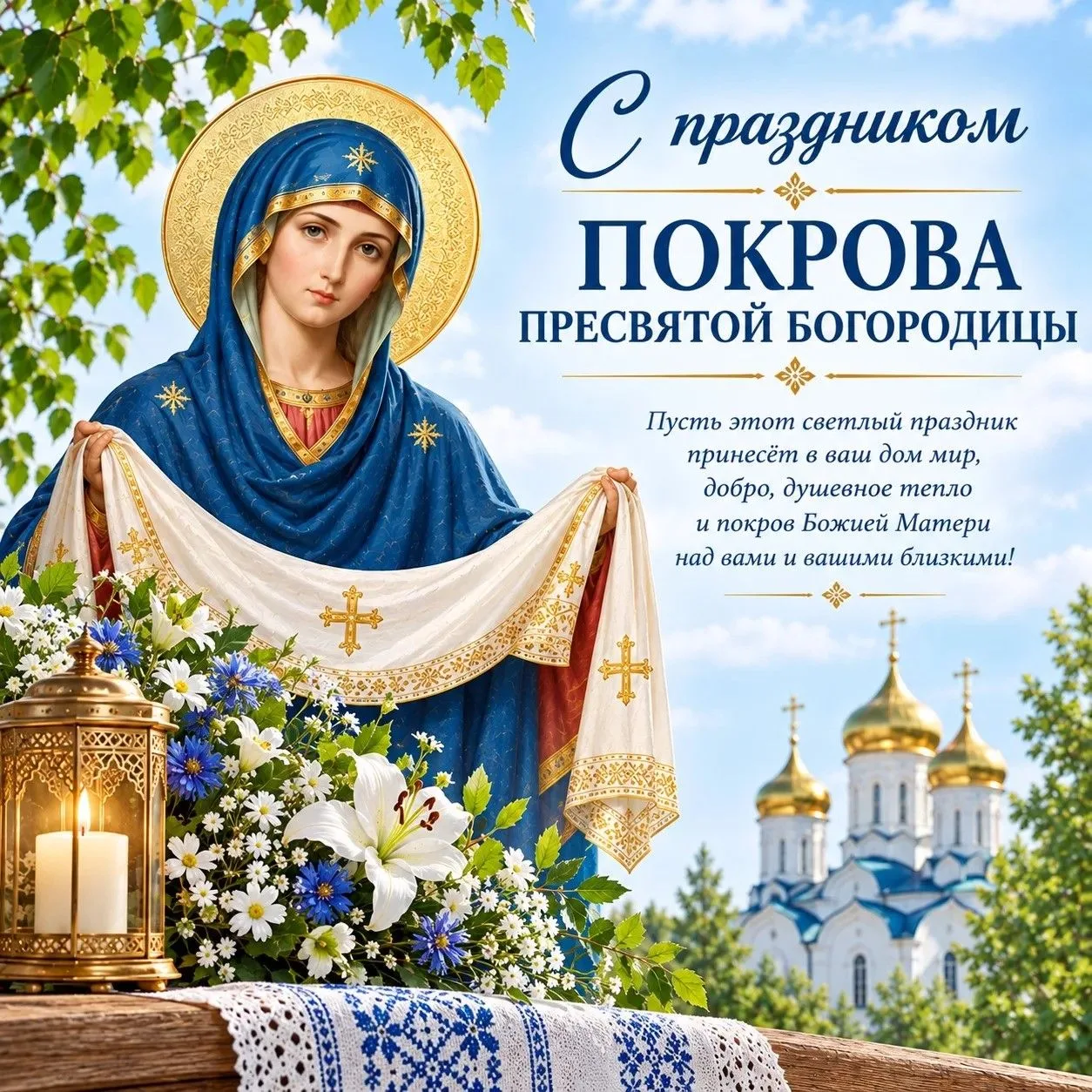 С праздником Покрова Пресвятой Богородицы!