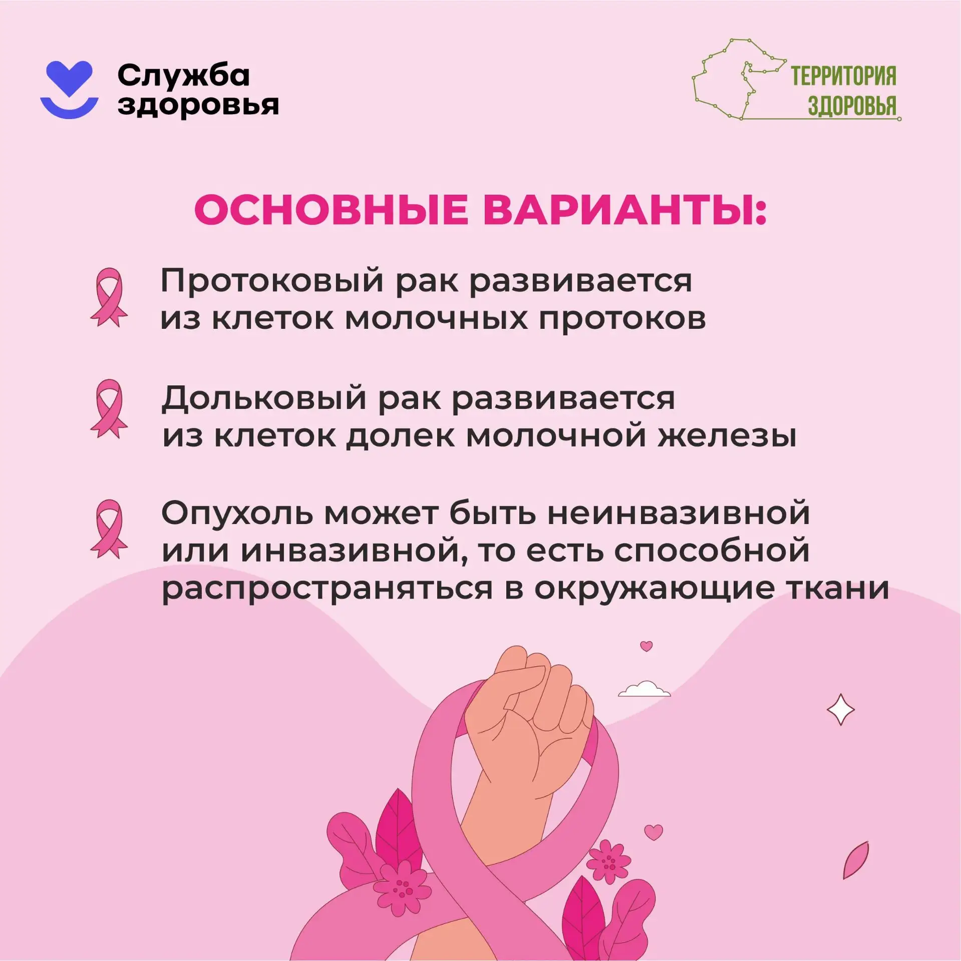 12-18 октября неделя борьбы против рака молочной железы.