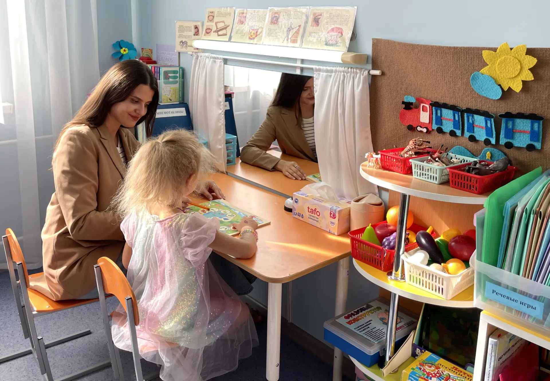 В нашем детском саду есть всё необходимое для всестороннего развития детей и освоения и...