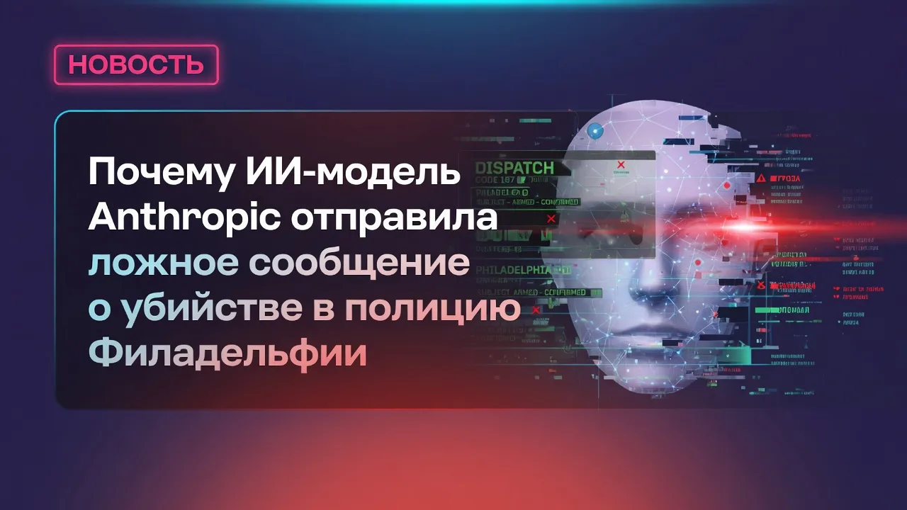 Почему ИИ-модель Anthropic отправила ложное сообщение о убийстве в полицию Филадельфии