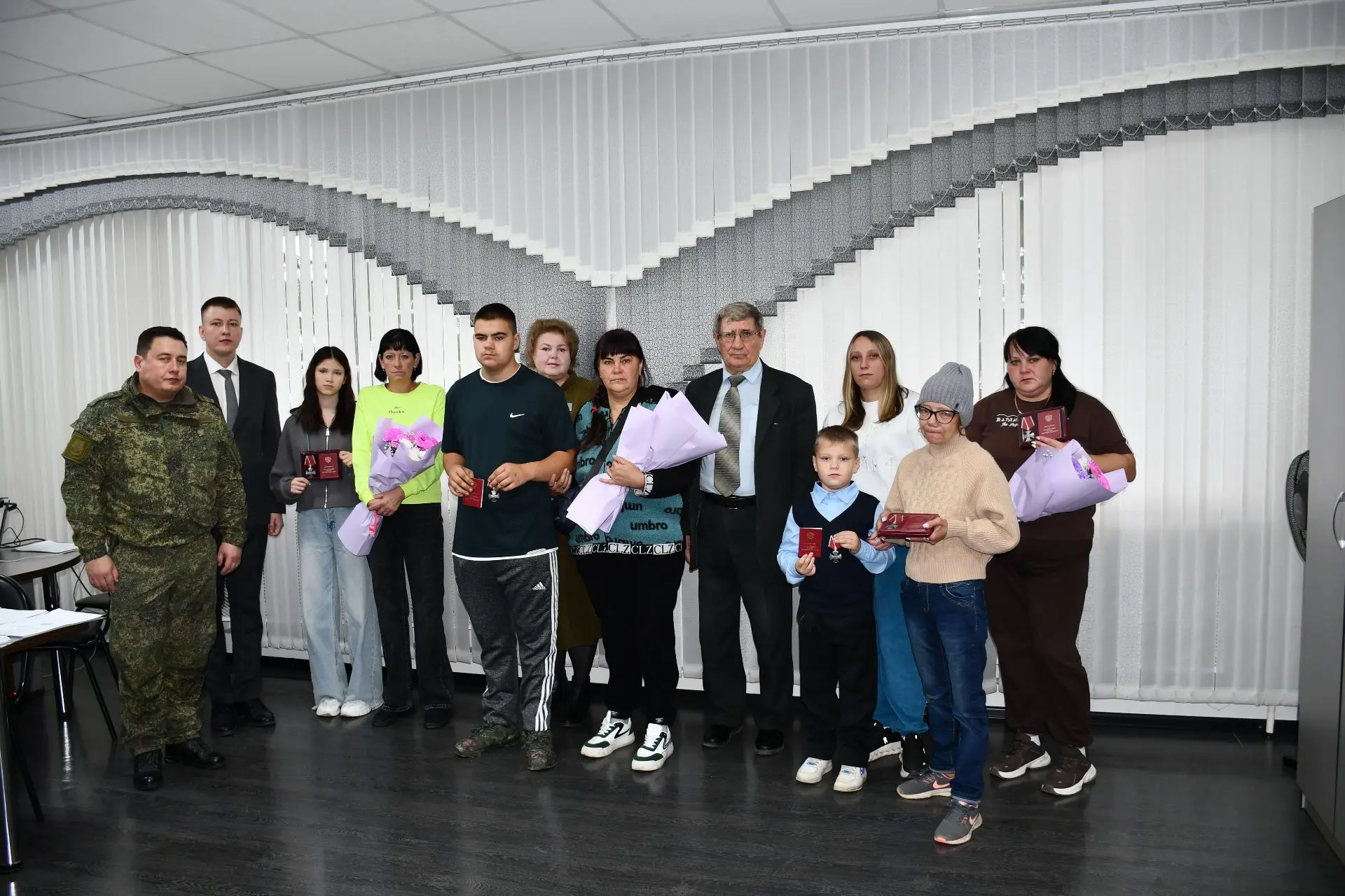 ОРДЕН МУЖЕСТВА - В СЕМЬЕ ГЕРОЯ